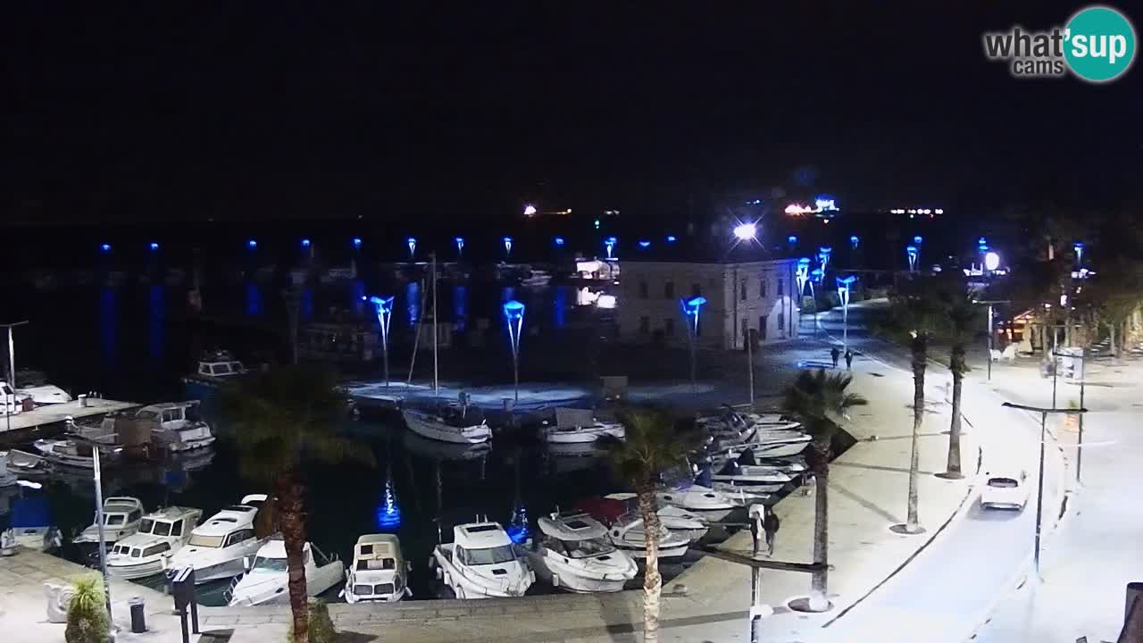 Webcam Capodistria – marina e lungo mare dall’Hotel Grand Koper