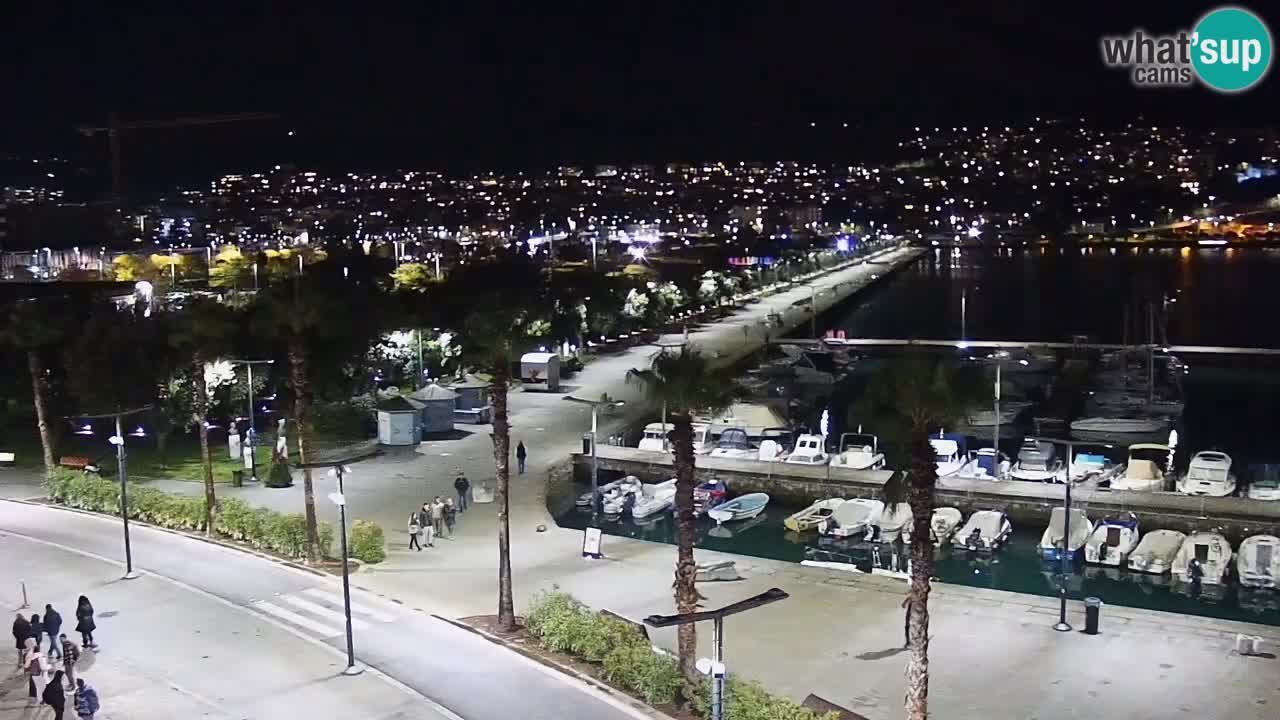 Camera en vivo Koper – puerto deportivo y paseo marítimo desde el Hotel Grand Koper