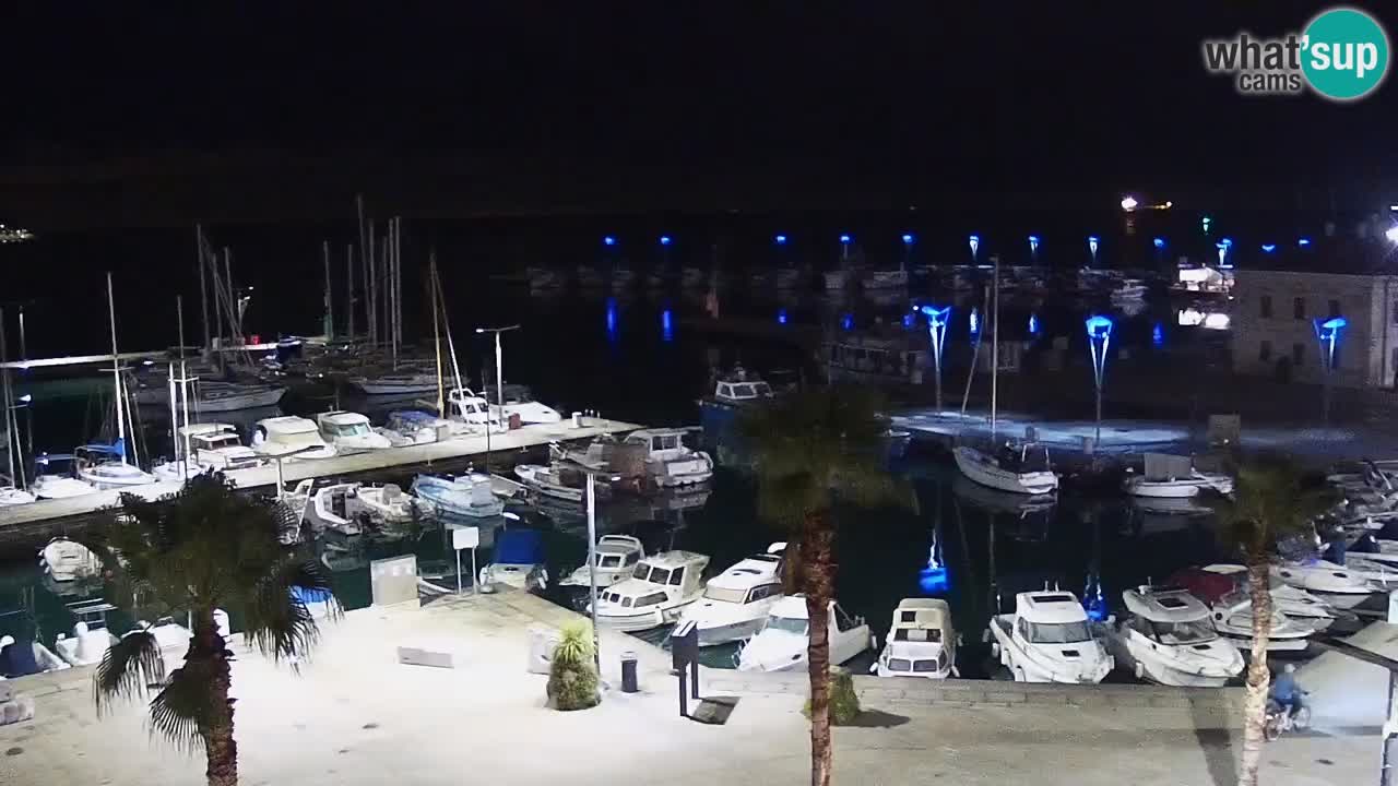 Webcam Capodistria – marina e lungo mare dall’Hotel Grand Koper