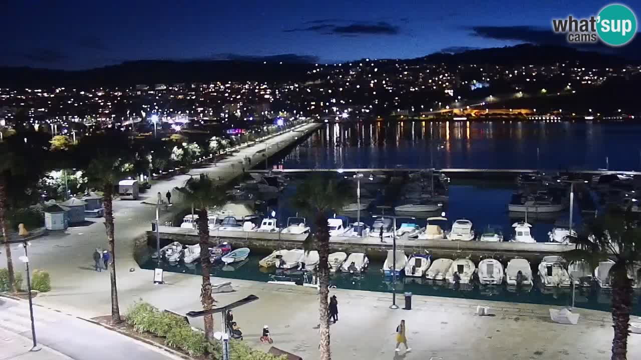 Web kamera Koper – marina i promenada – hotel Grand Koper