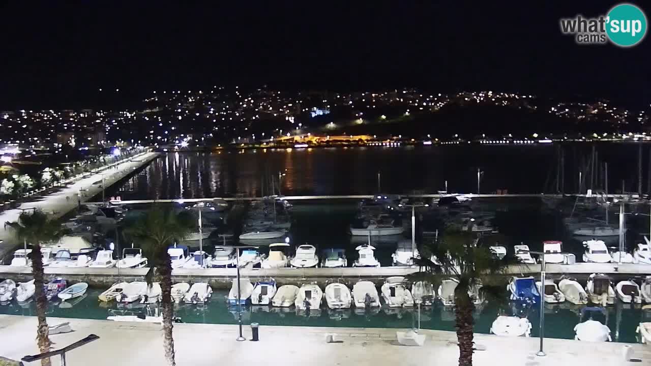 Webcam Capodistria – marina e lungo mare dall’Hotel Grand Koper