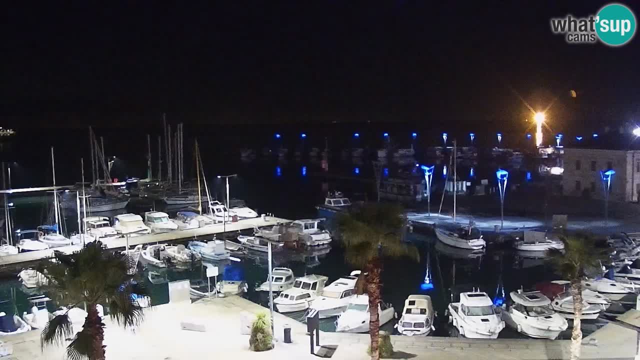 Il porto di Koper – Capodistria live webcam – porto crociere e mercantile – Slovenia