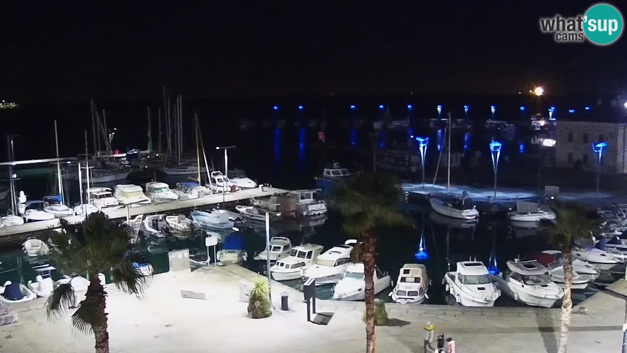 Webcam Capodistria – marina e lungo mare dall’Hotel Grand Koper