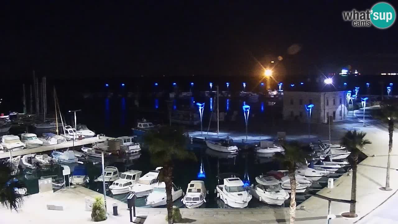 Il porto di Koper – Capodistria live webcam – porto crociere e mercantile – Slovenia