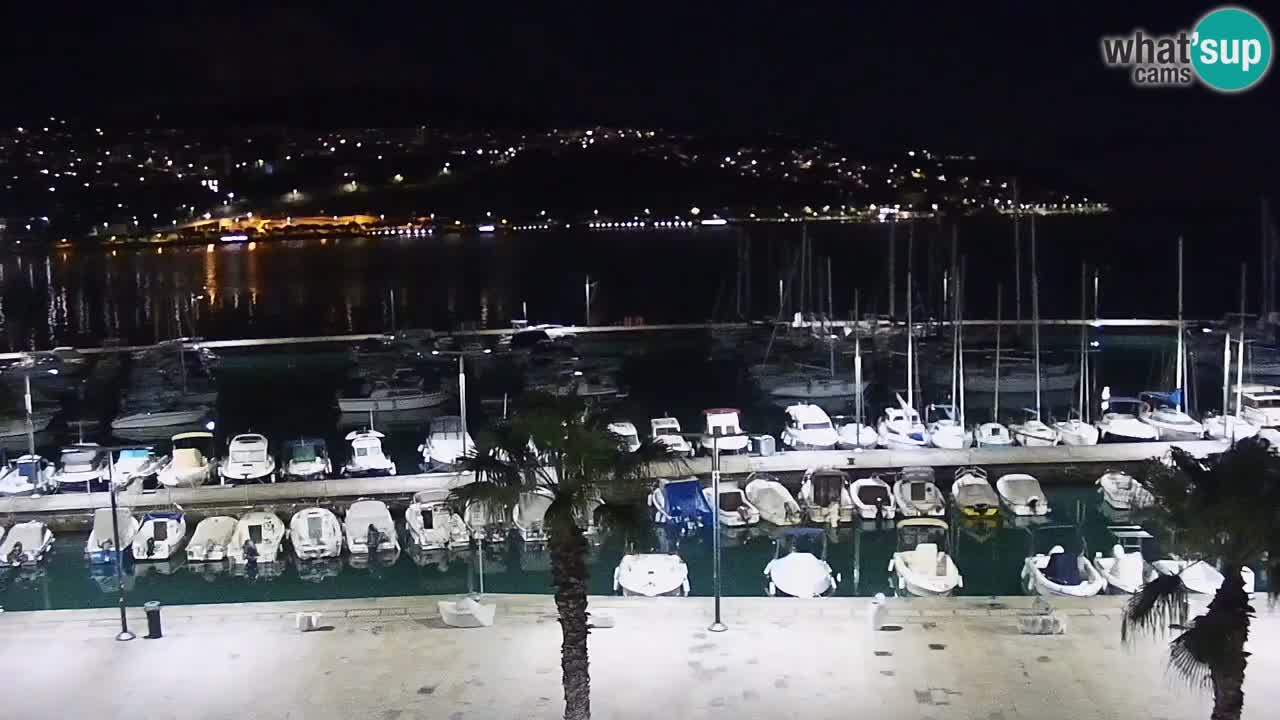 Webcam Capodistria – marina e lungo mare dall’Hotel Grand Koper