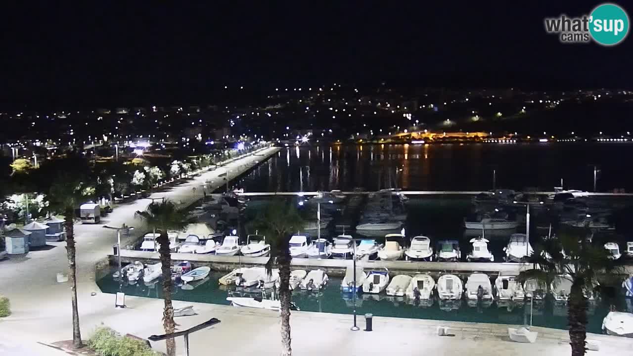 Spletna kamera Koper – Panorama na marino in promenado s Hotela Grand Koper