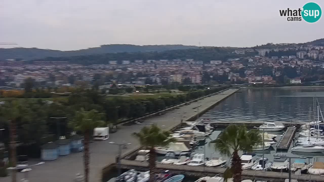 Spletna kamera Luka Koper v živo – Potniški terminal in tovorno pristanišče – Slovenija