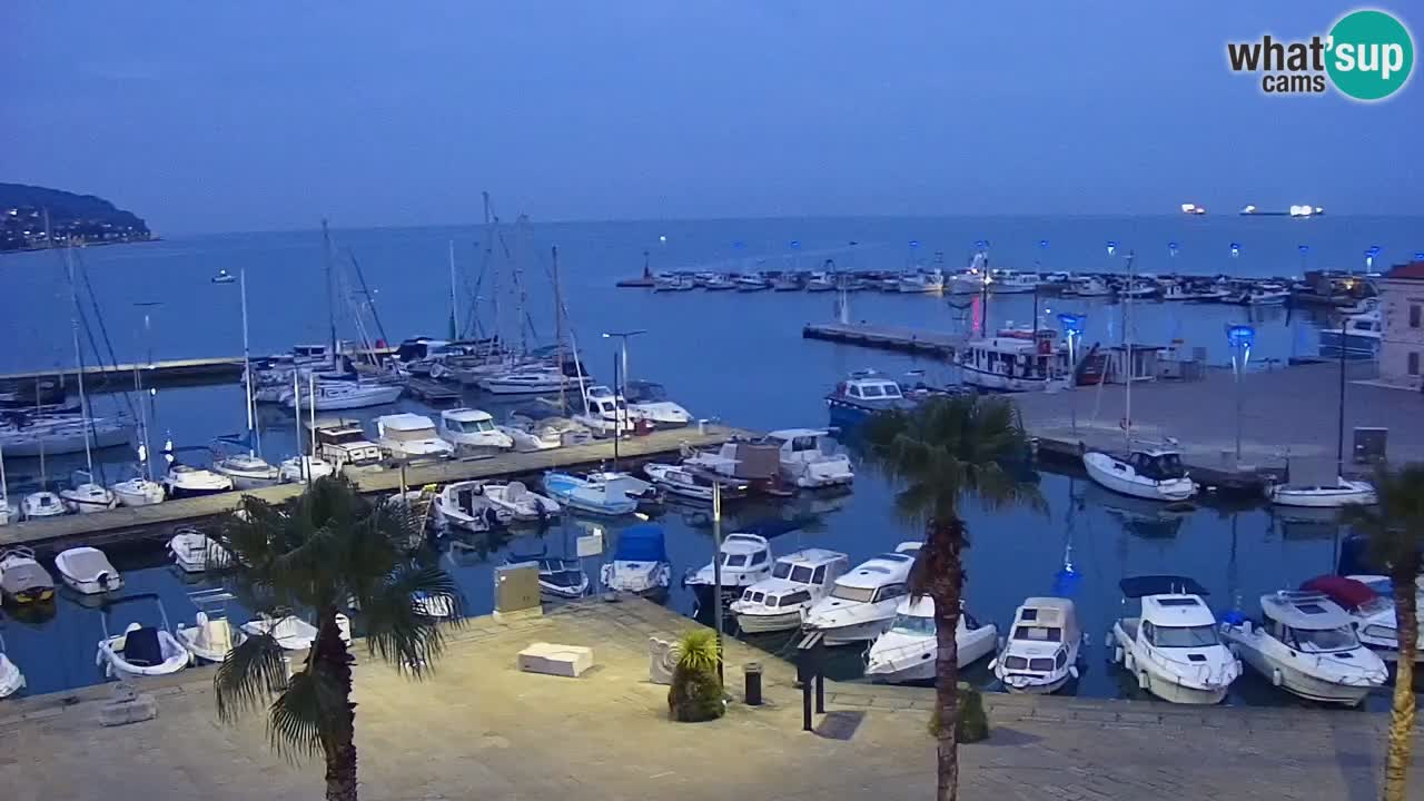 Webcam en vivo del Puerto de Koper – puerto de carga y cruceros – Eslovenia