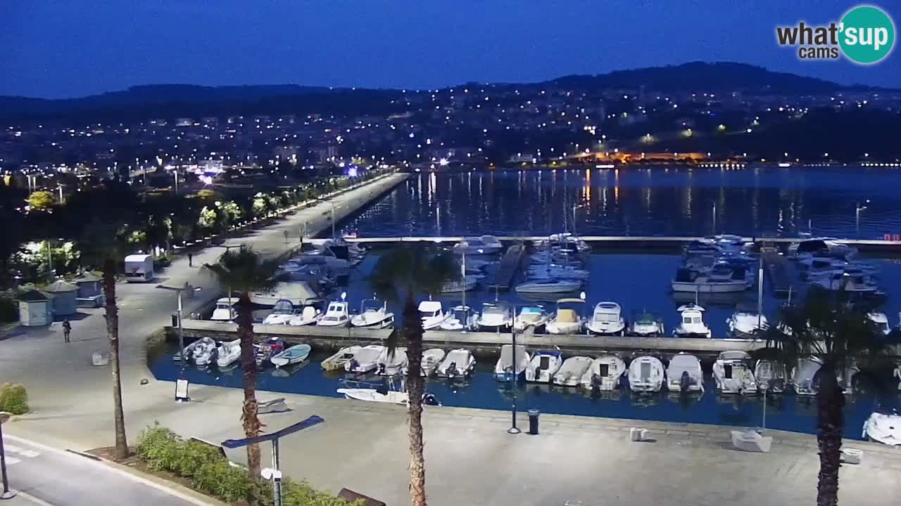 Il porto di Koper – Capodistria live webcam – porto crociere e mercantile – Slovenia