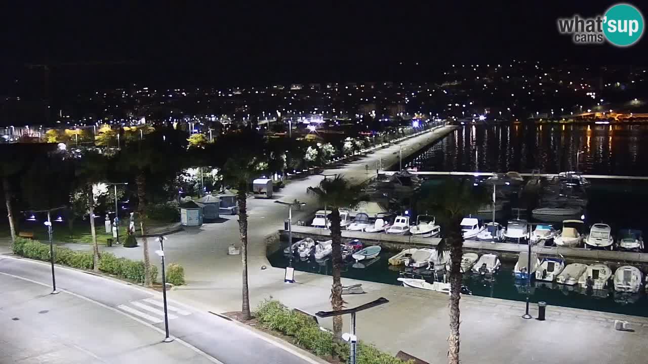 Web kamera Koper – marina i promenada – hotel Grand Koper