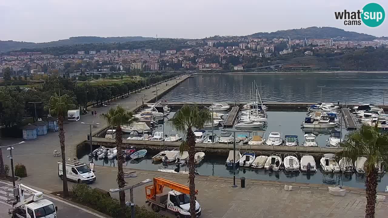 Der Hafen von Koper Live-Webcam – Kreuzfahrt- und Frachthafen – Slowenien