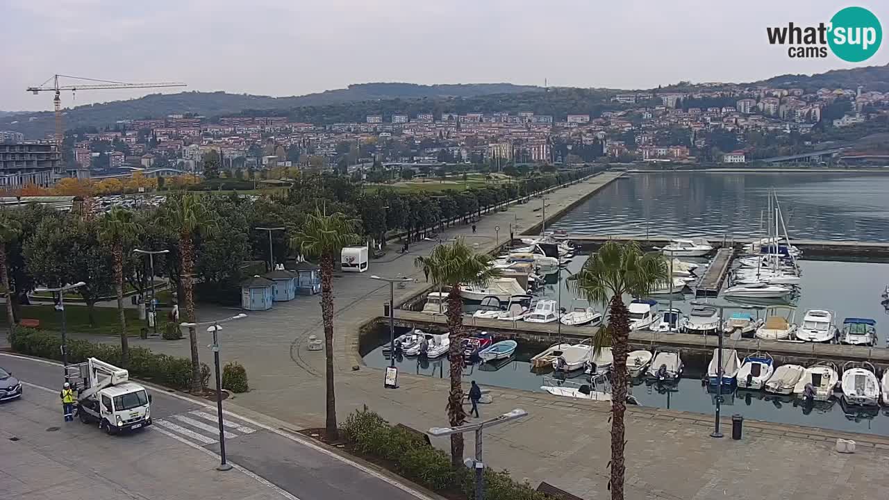 Webcam en vivo del Puerto de Koper – puerto de carga y cruceros – Eslovenia