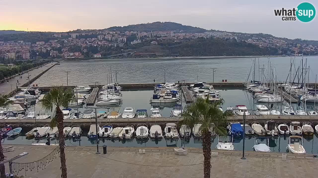 Il porto di Koper – Capodistria live webcam – porto crociere e mercantile – Slovenia