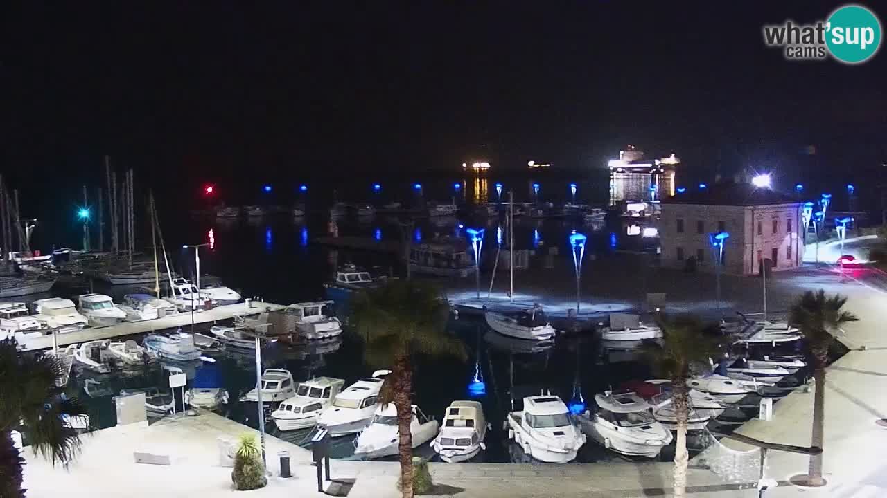 Il porto di Koper – Capodistria live webcam – porto crociere e mercantile – Slovenia