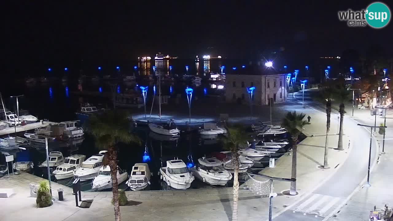 Webcam Capodistria – marina e lungo mare dall’Hotel Grand Koper