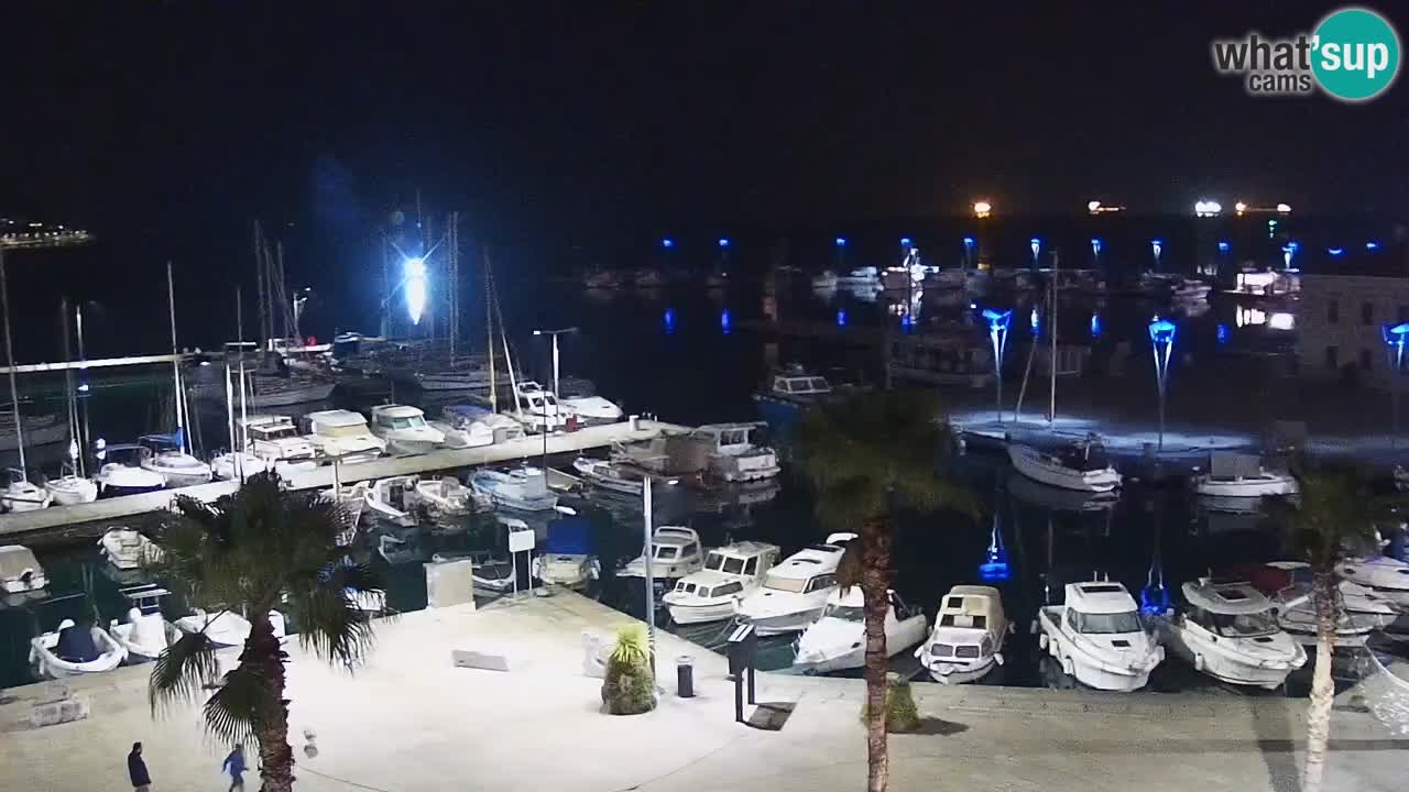 Camera en vivo Koper – puerto deportivo y paseo marítimo desde el Hotel Grand Koper