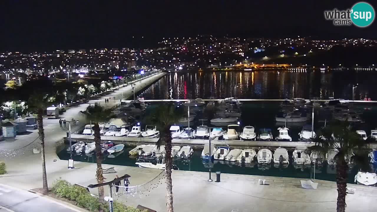 Webcam Capodistria – marina e lungo mare dall’Hotel Grand Koper