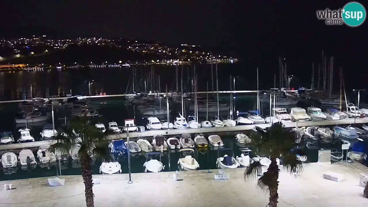 Webcam Capodistria – marina e lungo mare dall’Hotel Grand Koper