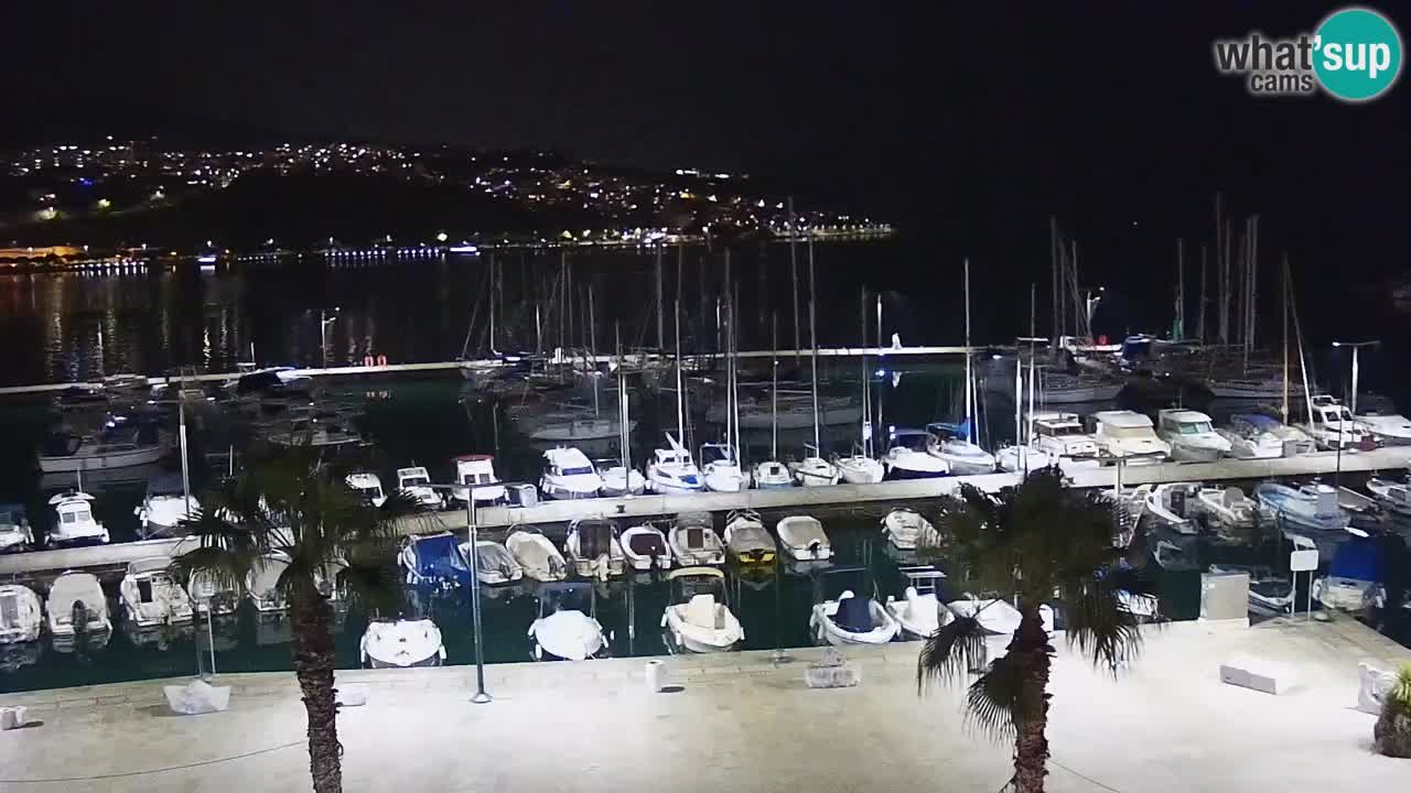 Webcam Capodistria – marina e lungo mare dall’Hotel Grand Koper