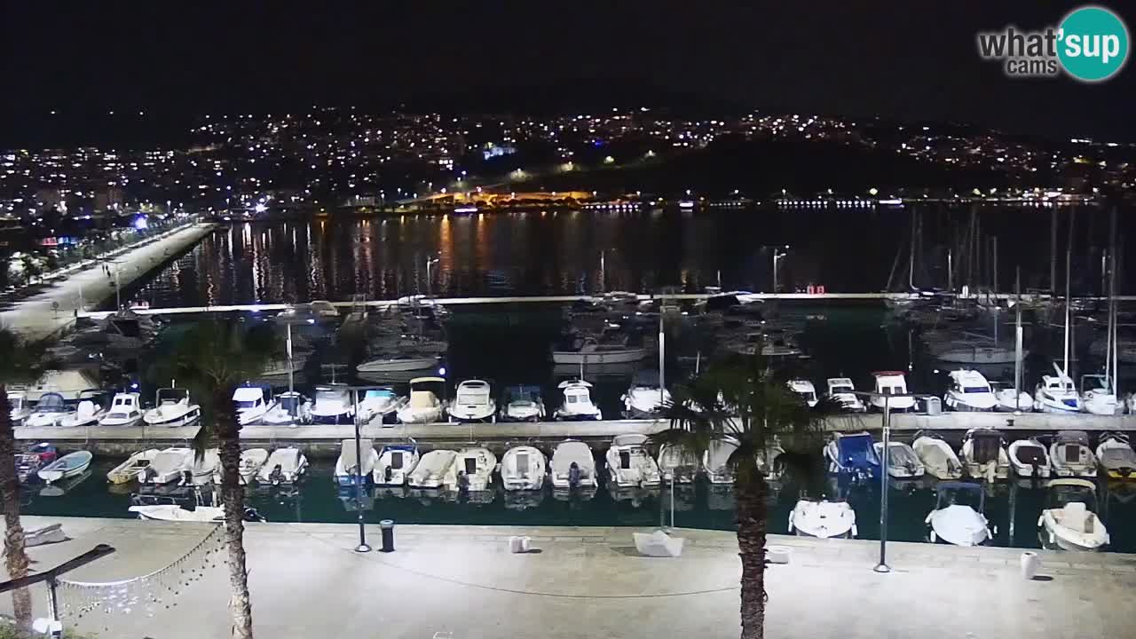 Webcam Capodistria – marina e lungo mare dall’Hotel Grand Koper