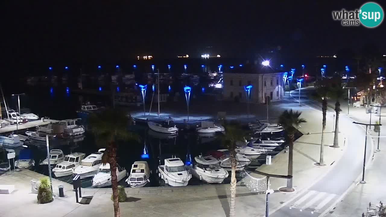 Webcam Capodistria – marina e lungo mare dall’Hotel Grand Koper