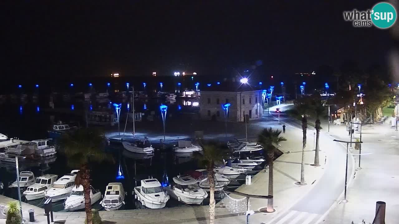 Webcam Capodistria – marina e lungo mare dall’Hotel Grand Koper