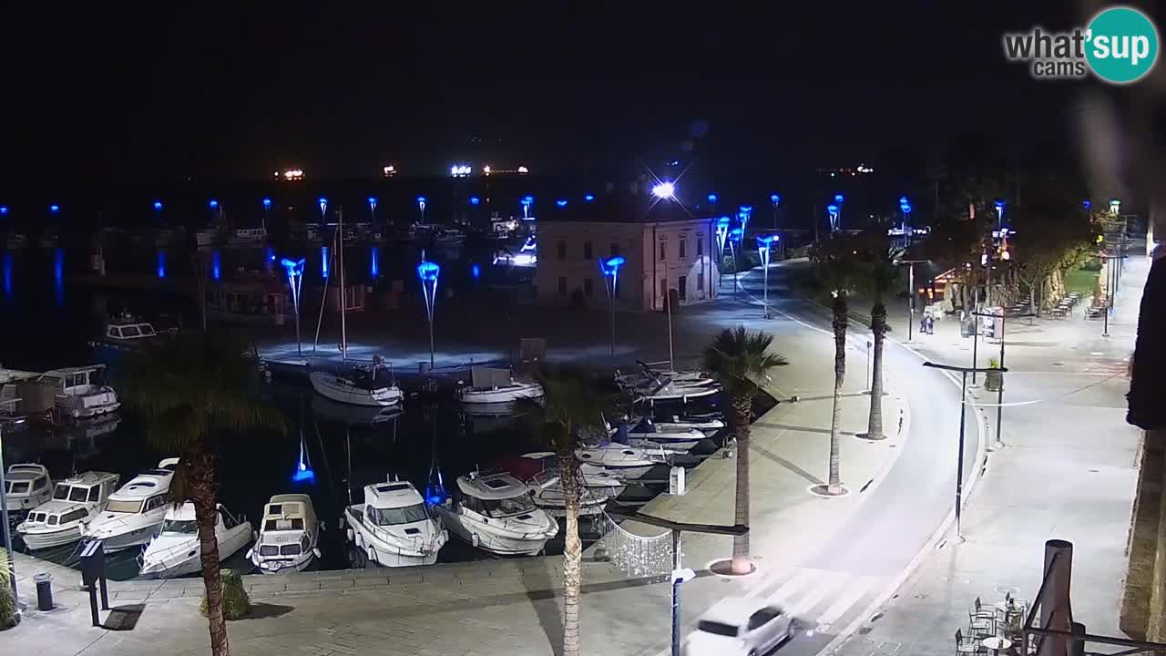 Camera en vivo Koper – puerto deportivo y paseo marítimo desde el Hotel Grand Koper