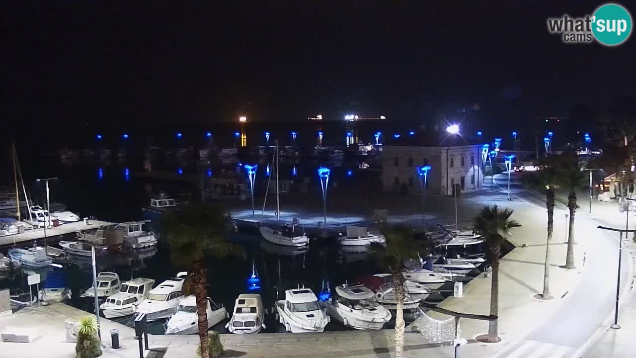 Camera en vivo Koper – puerto deportivo y paseo marítimo desde el Hotel Grand Koper