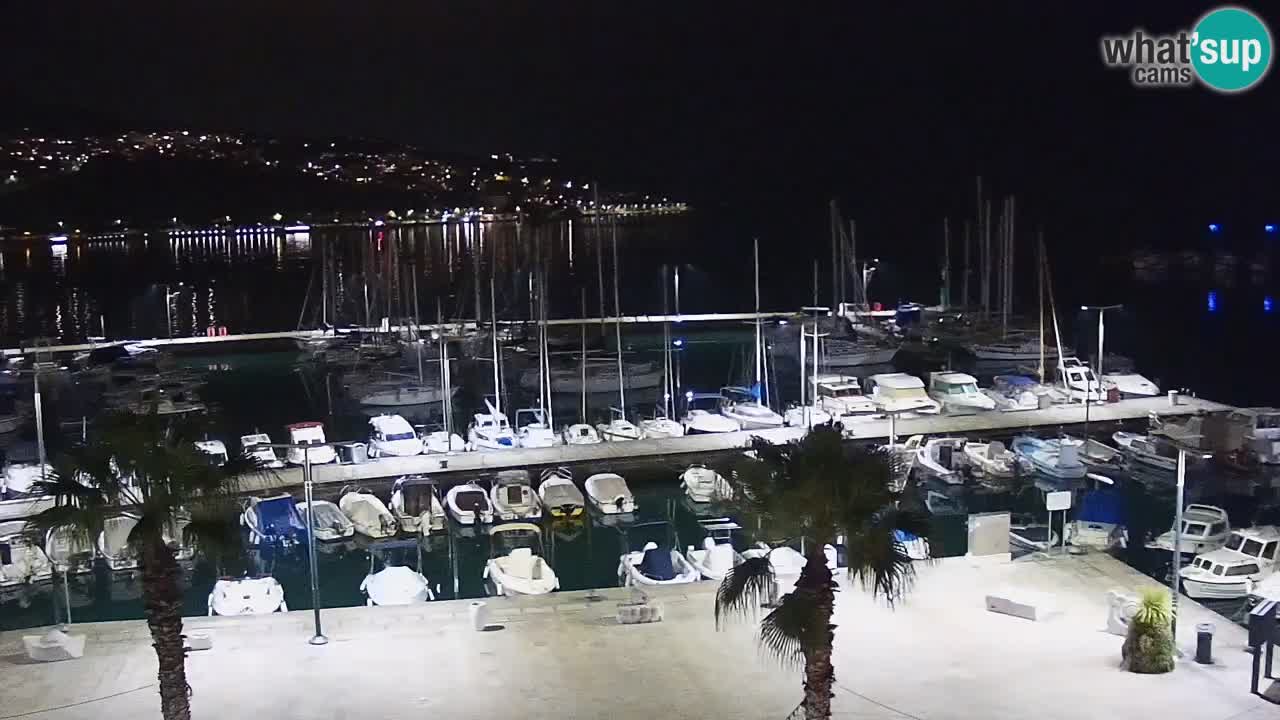 Webcam Capodistria – marina e lungo mare dall’Hotel Grand Koper