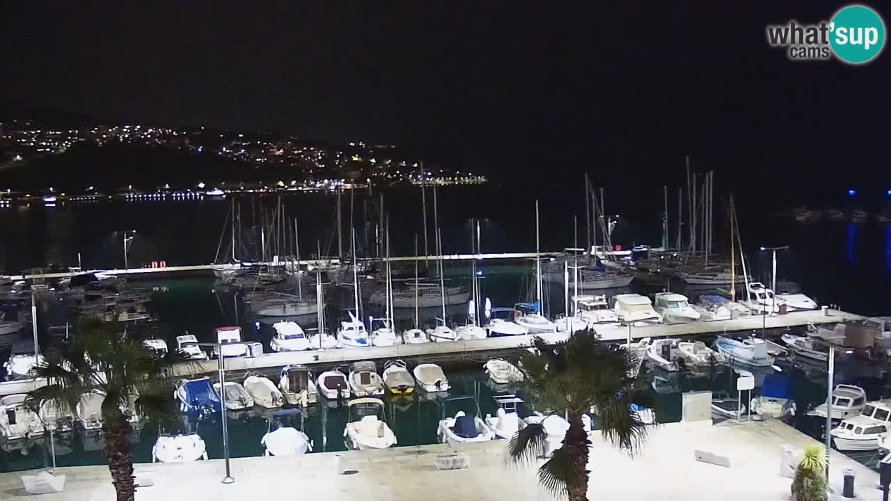 Camera en vivo Koper – puerto deportivo y paseo marítimo desde el Hotel Grand Koper