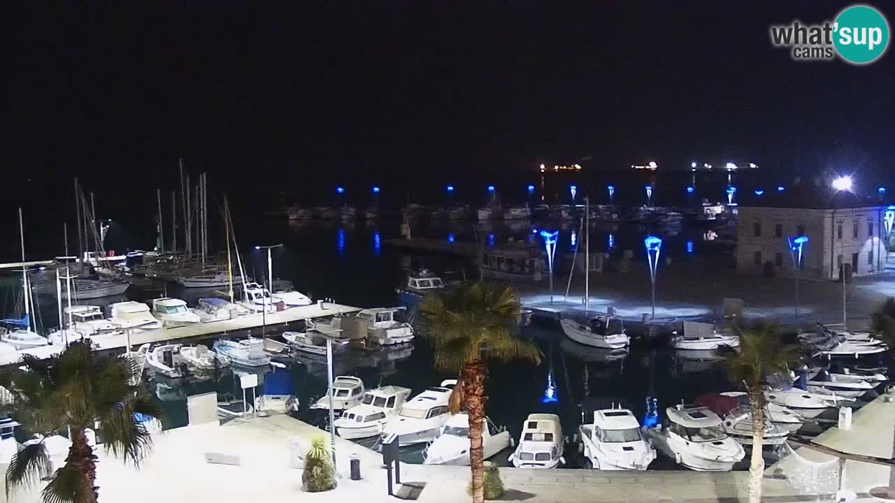 Webcam Capodistria – marina e lungo mare dall’Hotel Grand Koper