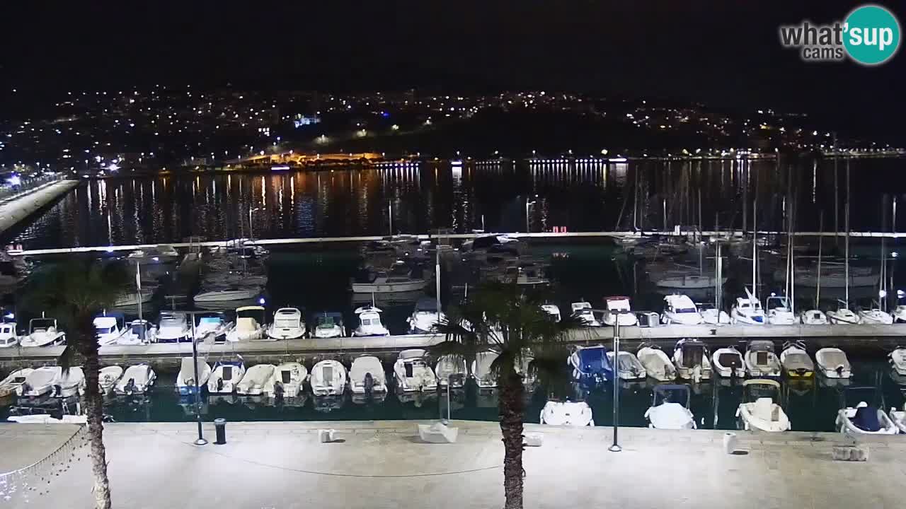 Web kamera Koper – marina i promenada – hotel Grand Koper