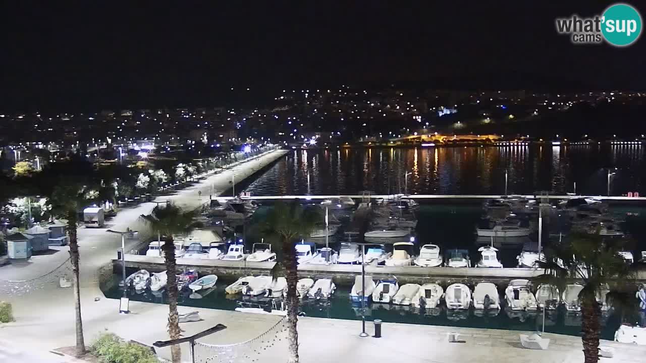 Camera en vivo Koper – puerto deportivo y paseo marítimo desde el Hotel Grand Koper