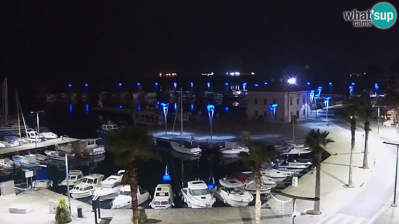 Camera en vivo Koper – puerto deportivo y paseo marítimo desde el Hotel Grand Koper