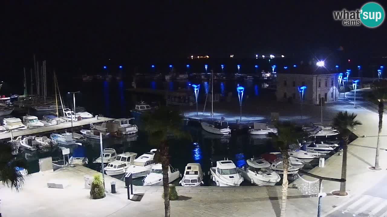 Webcam Capodistria – marina e lungo mare dall’Hotel Grand Koper