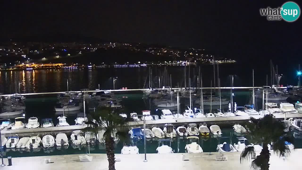 Webcam Capodistria – marina e lungo mare dall’Hotel Grand Koper