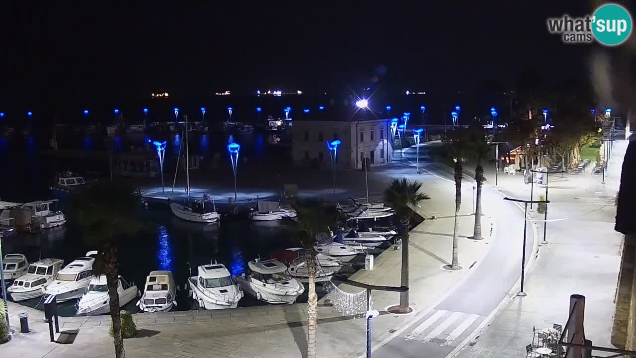 Webcam Capodistria – marina e lungo mare dall’Hotel Grand Koper