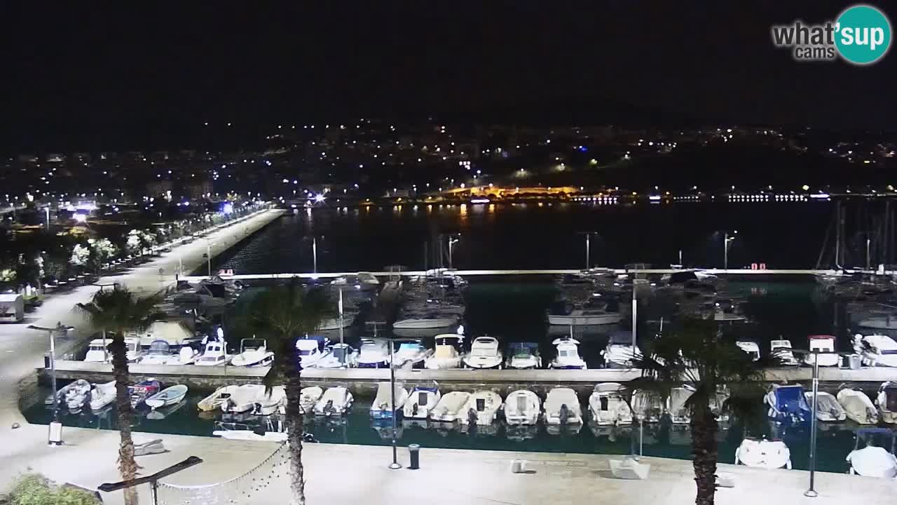 Camera en vivo Koper – puerto deportivo y paseo marítimo desde el Hotel Grand Koper