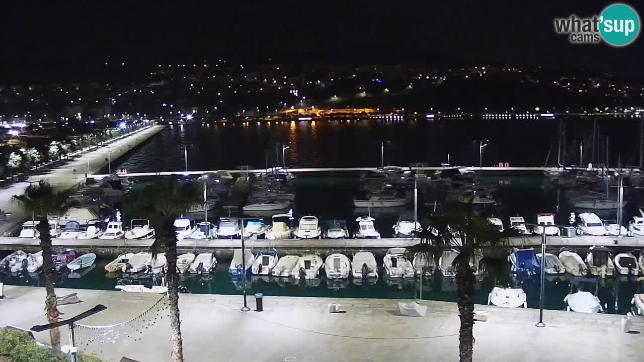 Camera en vivo Koper – puerto deportivo y paseo marítimo desde el Hotel Grand Koper