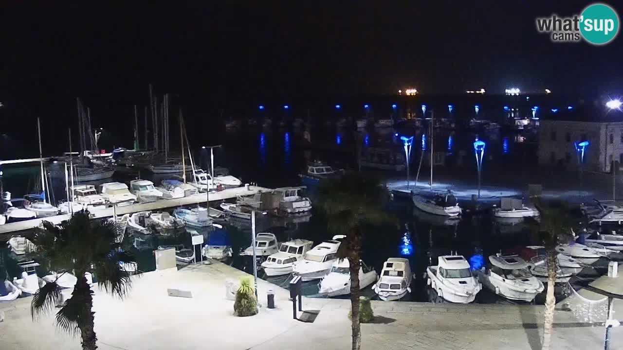 Web kamera Koper – marina i promenada – hotel Grand Koper