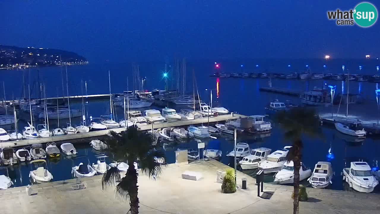 Il porto di Koper – Capodistria live webcam – porto crociere e mercantile – Slovenia