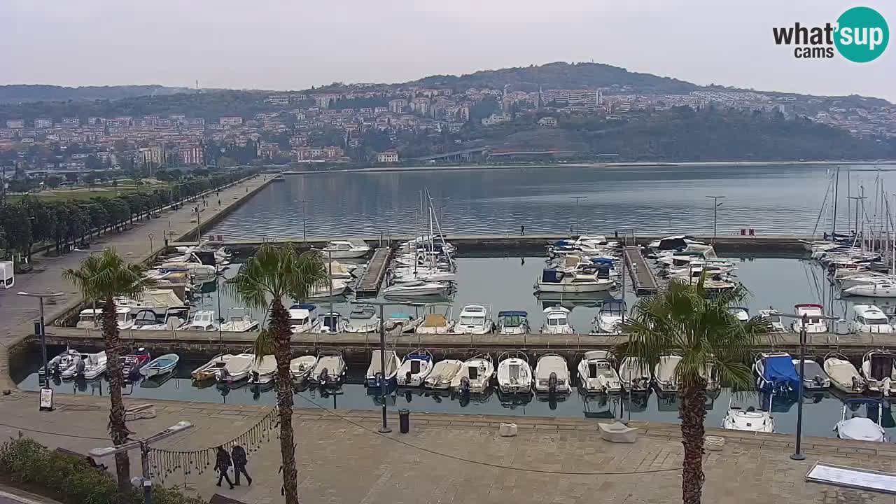 Webcam en vivo del Puerto de Koper – puerto de carga y cruceros – Eslovenia