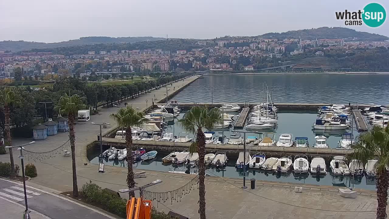 Webcam en vivo del Puerto de Koper – puerto de carga y cruceros – Eslovenia