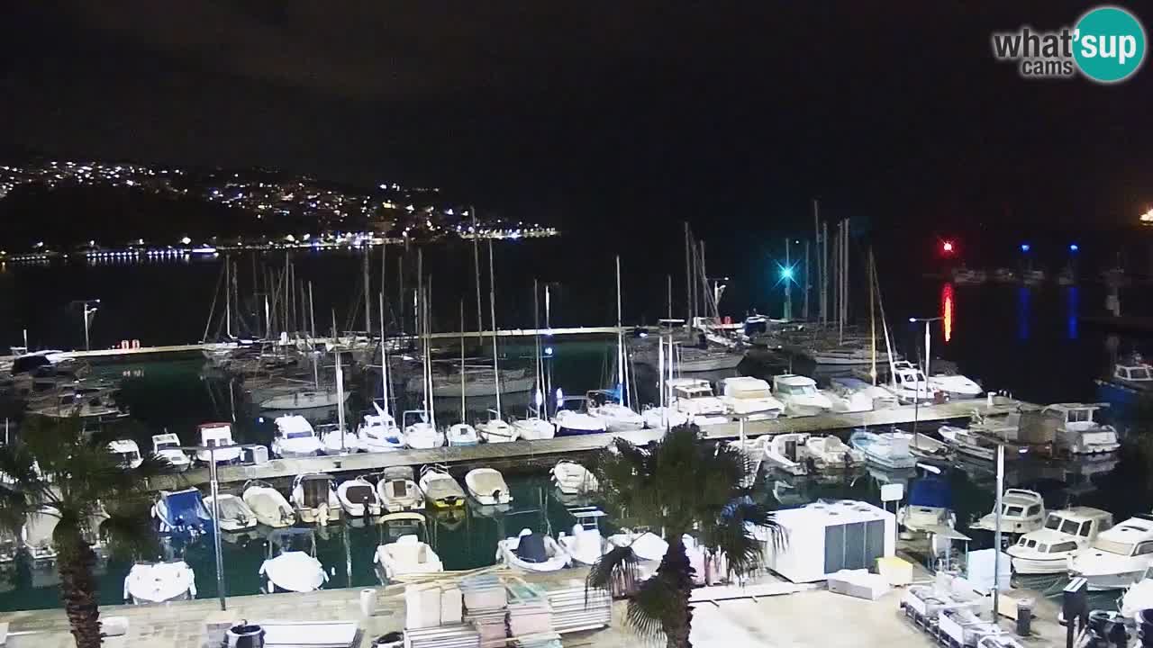 Camera en vivo Koper – puerto deportivo y paseo marítimo desde el Hotel Grand Koper