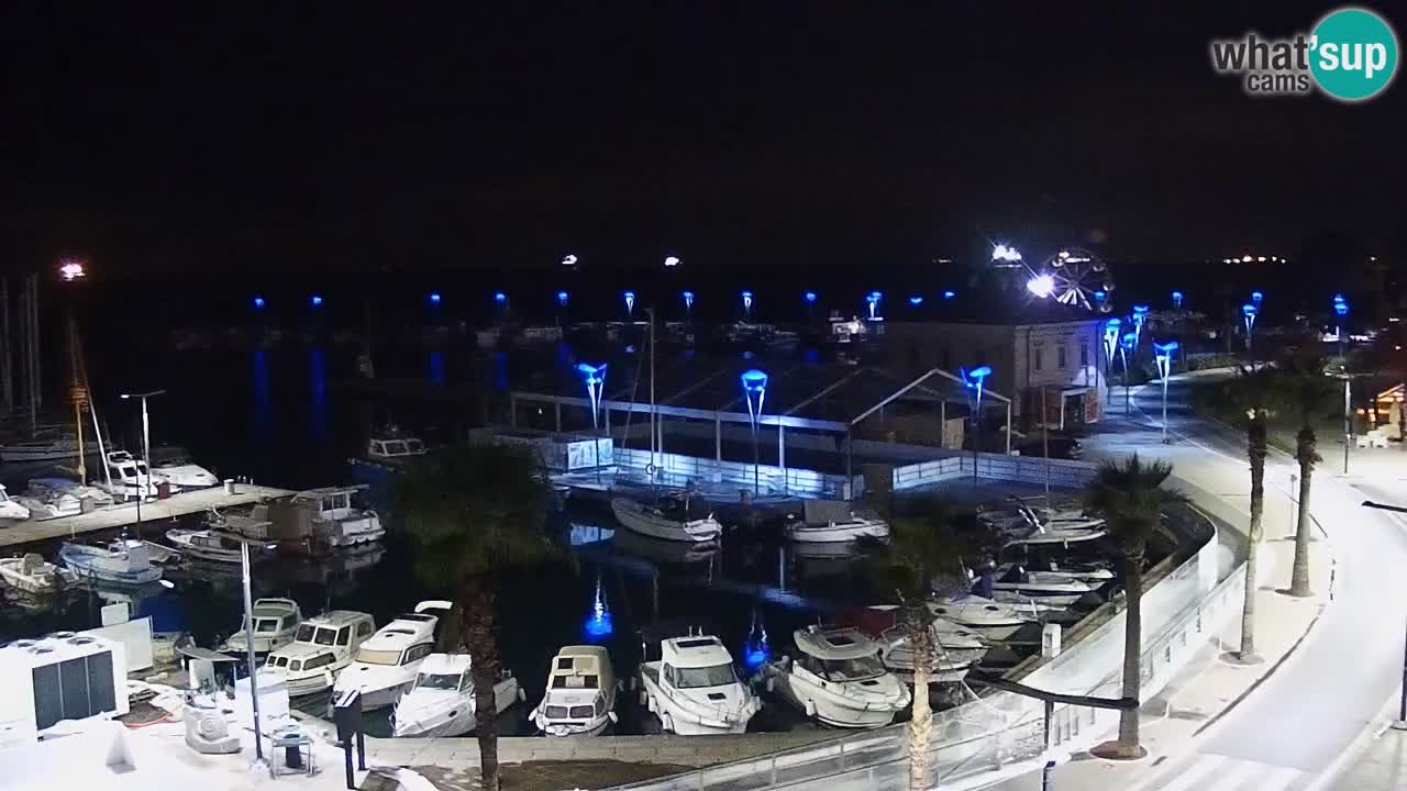 Webcam Capodistria – marina e lungo mare dall’Hotel Grand Koper