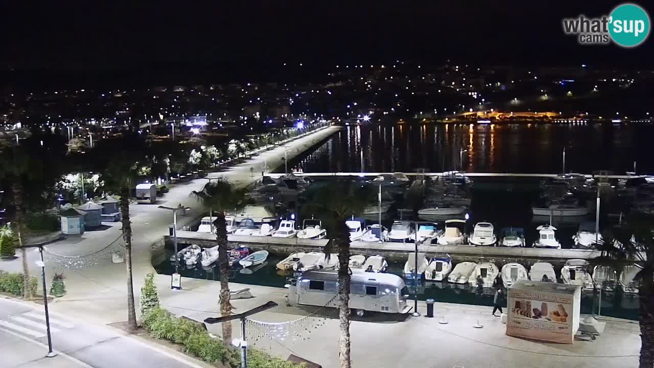 Webcam Capodistria – marina e lungo mare dall’Hotel Grand Koper