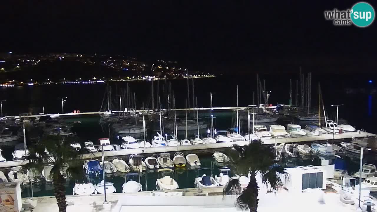 Camera en vivo Koper – puerto deportivo y paseo marítimo desde el Hotel Grand Koper