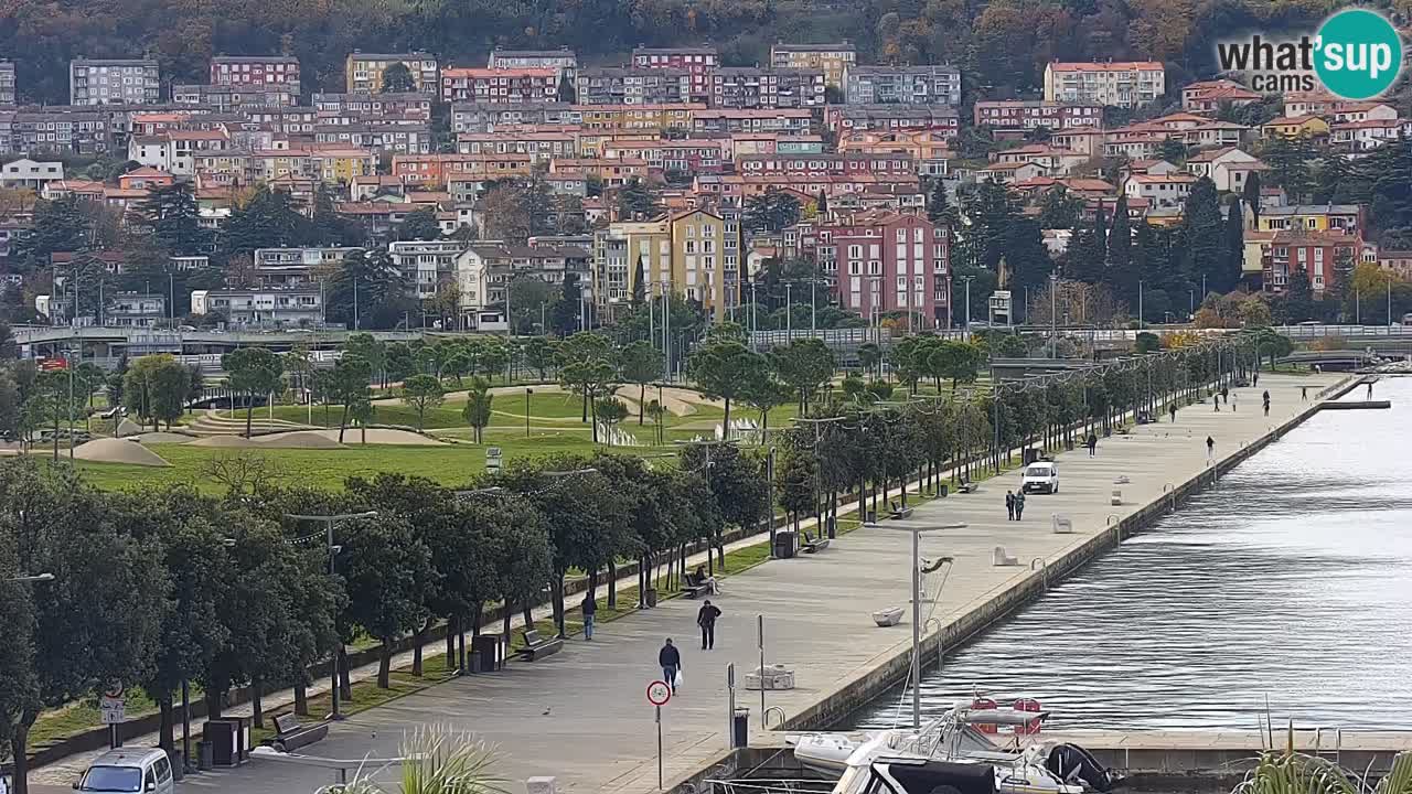 Spletna kamera Koper – Panorama na marino in promenado s Hotela Grand Koper