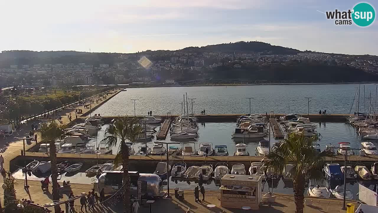 The Port of Koper live webcam – cruise and cargo port – Slovenia