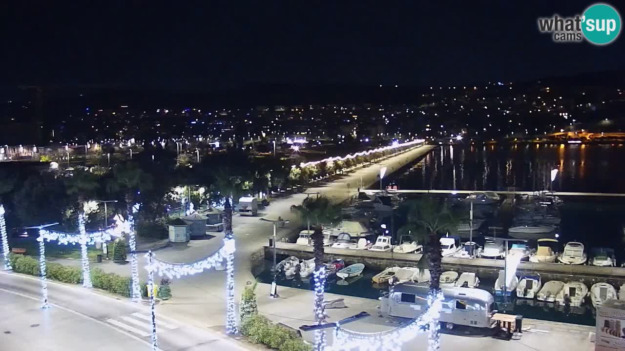 Webcam Capodistria – marina e lungo mare dall’Hotel Grand Koper